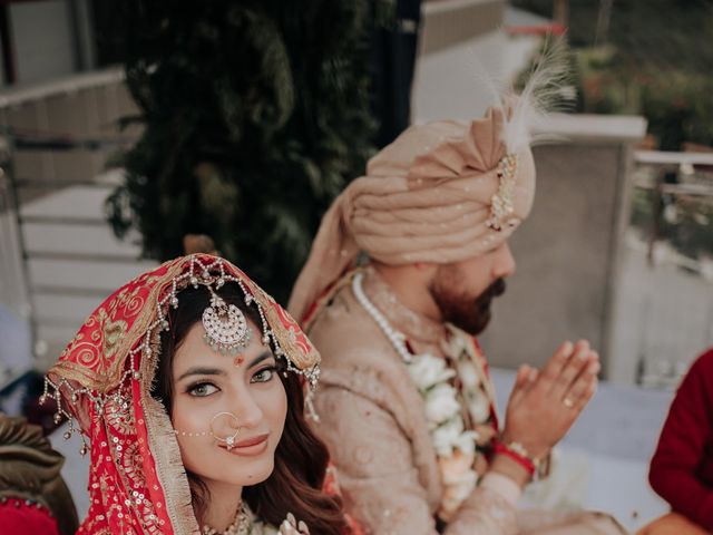 Kuhu and Archit's wedding in Kangra, Himachal Pradesh 80