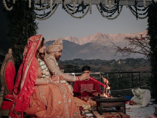 Kuhu and Archit's wedding in Kangra, Himachal Pradesh 83