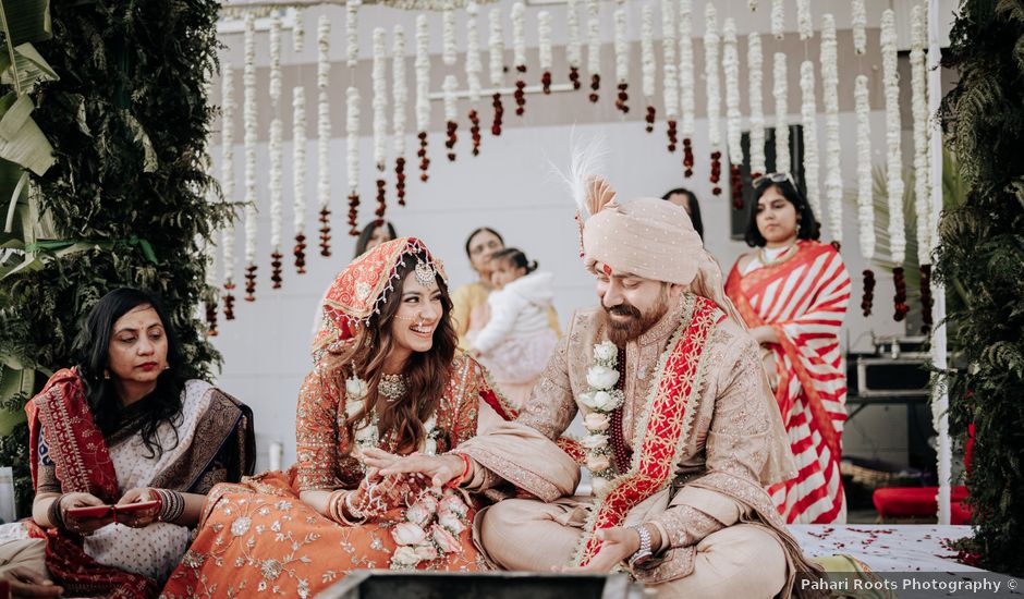 Kuhu and Archit's wedding in Kangra, Himachal Pradesh