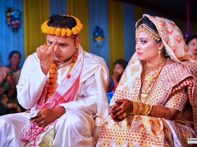 Mandipan and Lipika&apos;s wedding in Nagaon, Assam 76