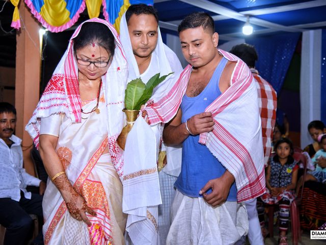 Mandipan and Lipika&apos;s wedding in Nagaon, Assam 80