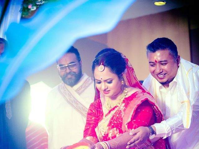 Nabanitha and Varun&apos;s wedding in Bangalore, Karnataka 28
