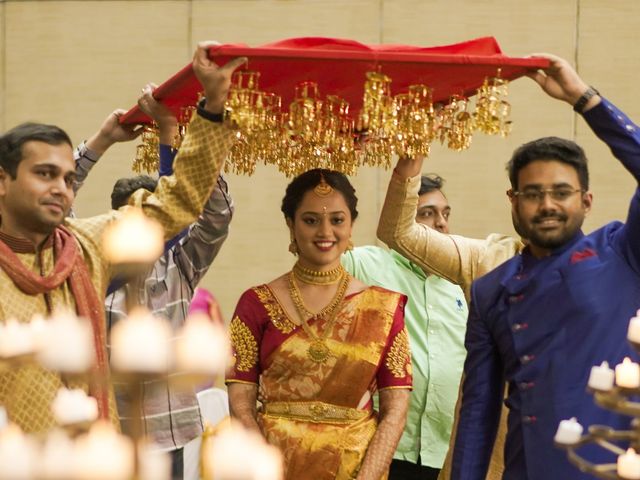 Shilpa Chelluri and Amit Kumar Chelluri&apos;s wedding in Hyderabad, Telangana 6
