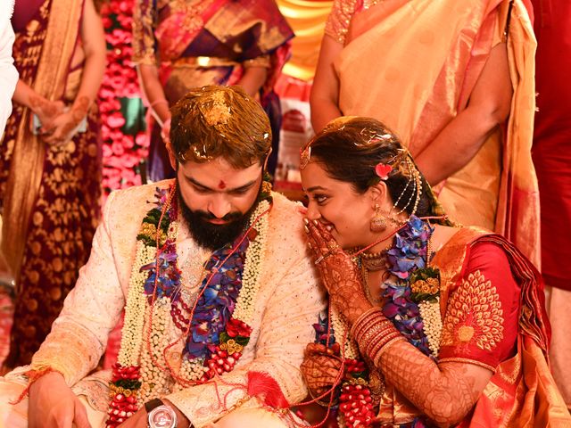 Shilpa Chelluri and Amit Kumar Chelluri&apos;s wedding in Hyderabad, Telangana 12