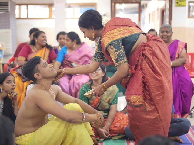 Uthra and Sreeram's wedding in Chennai, Tamil Nadu 7