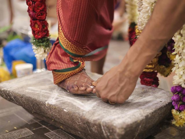 Uthra and Sreeram's wedding in Chennai, Tamil Nadu 15