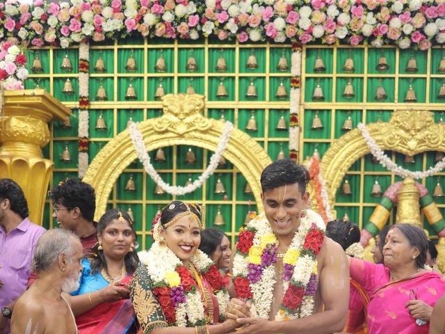 Uthra and Sreeram's wedding in Chennai, Tamil Nadu 16