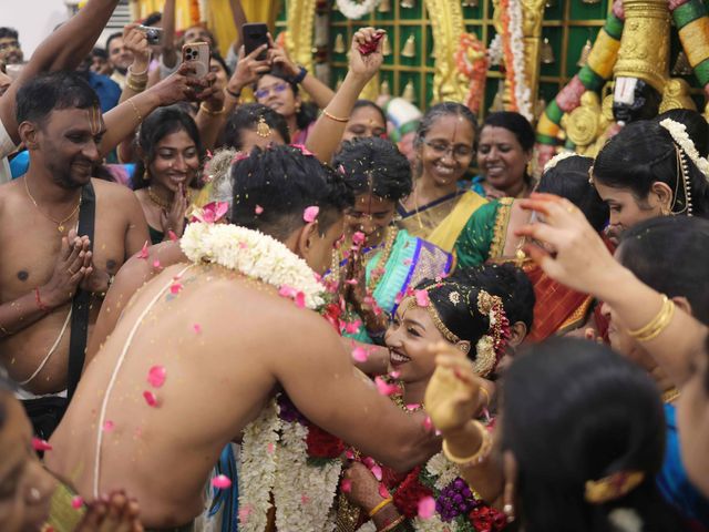 Uthra and Sreeram's wedding in Chennai, Tamil Nadu 20