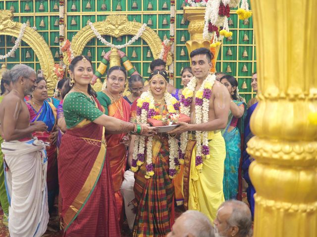 Uthra and Sreeram's wedding in Chennai, Tamil Nadu 28