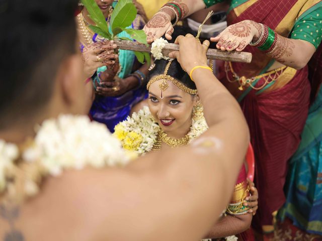 Uthra and Sreeram's wedding in Chennai, Tamil Nadu 30