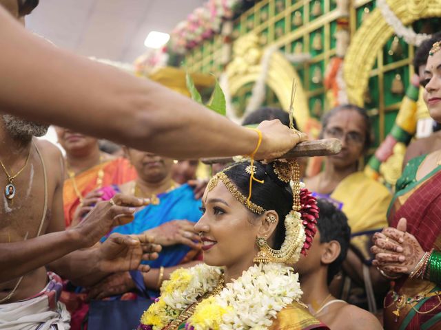 Uthra and Sreeram's wedding in Chennai, Tamil Nadu 31