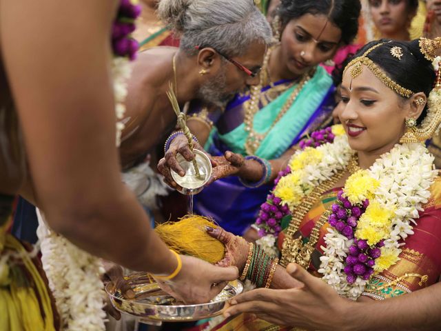 Uthra and Sreeram's wedding in Chennai, Tamil Nadu 33