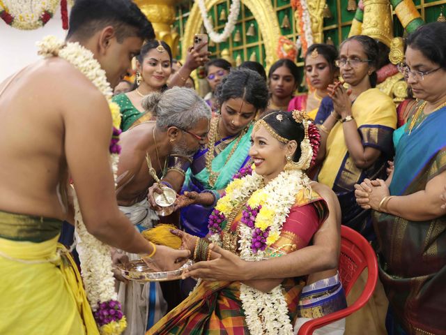 Uthra and Sreeram's wedding in Chennai, Tamil Nadu 34