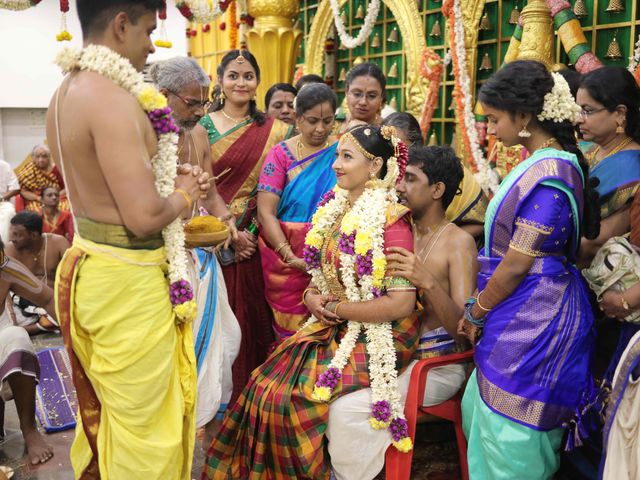 Uthra and Sreeram's wedding in Chennai, Tamil Nadu 37