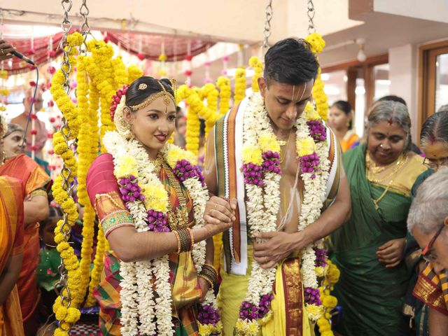 Uthra and Sreeram's wedding in Chennai, Tamil Nadu 56