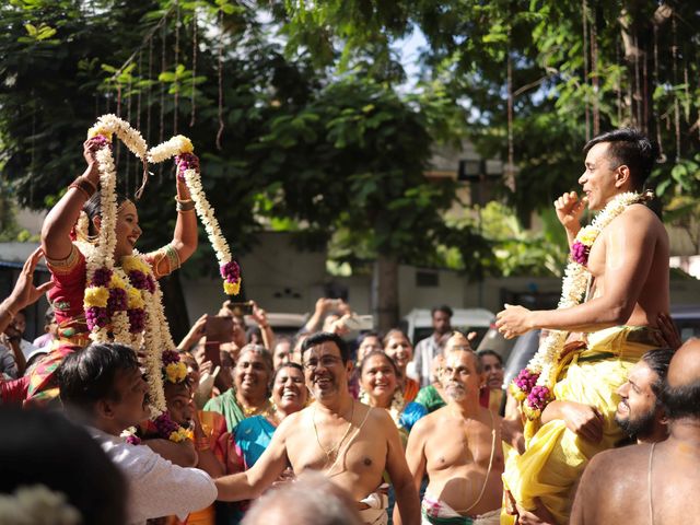 Uthra and Sreeram's wedding in Chennai, Tamil Nadu 61