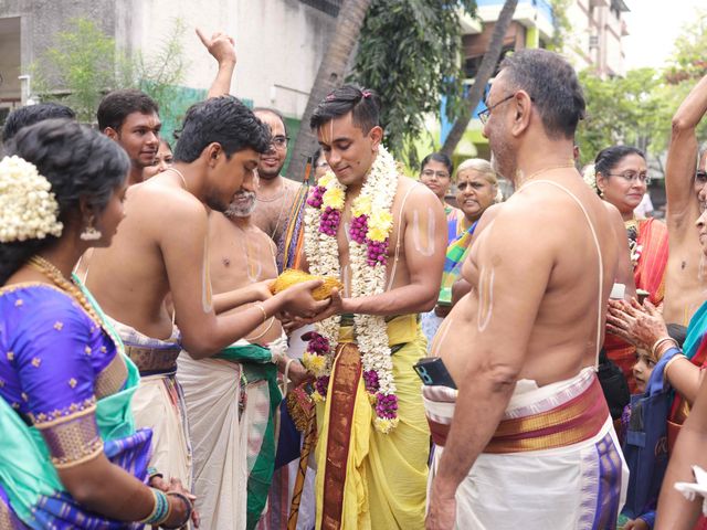 Uthra and Sreeram's wedding in Chennai, Tamil Nadu 65