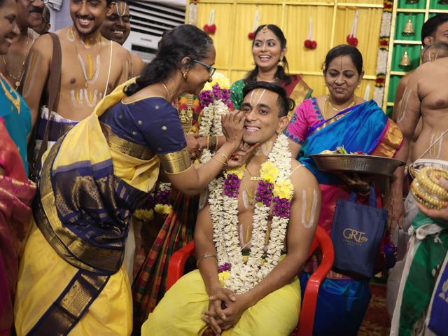 Uthra and Sreeram's wedding in Chennai, Tamil Nadu 77