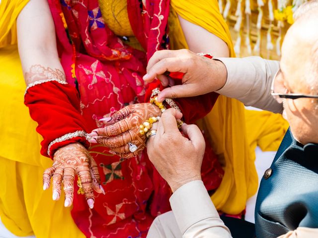 Kritika and Aakash's wedding in Gurgaon, Delhi NCR 13