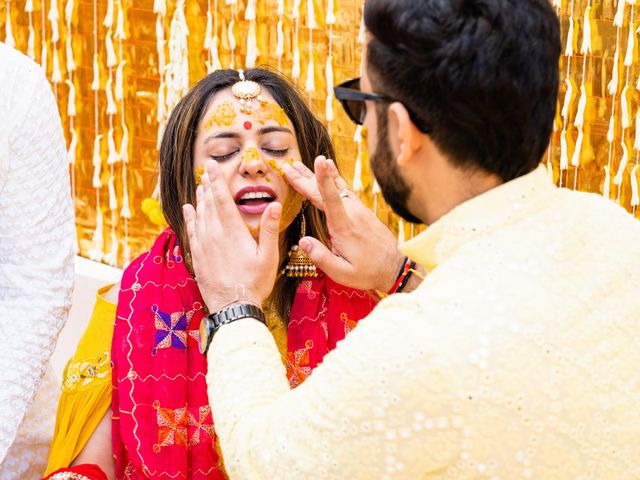 Kritika and Aakash's wedding in Gurgaon, Delhi NCR 14