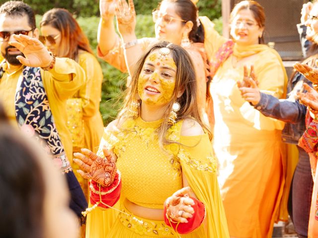 Kritika and Aakash's wedding in Gurgaon, Delhi NCR 19