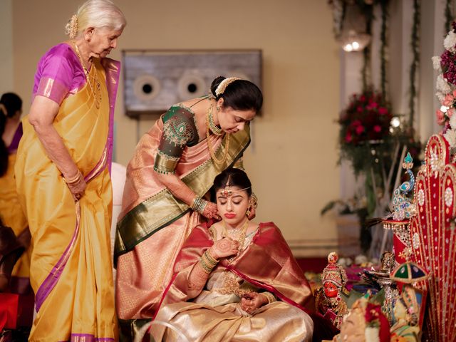 Aishwarya and Vinayaka's wedding in Bangalore, Karnataka 5