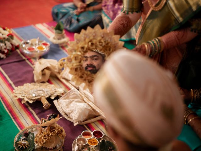 Aishwarya and Vinayaka's wedding in Bangalore, Karnataka 8