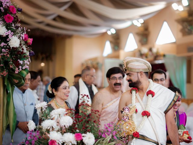 Aishwarya and Vinayaka's wedding in Bangalore, Karnataka 9