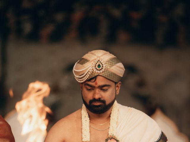 Aishwarya and Vinayaka's wedding in Bangalore, Karnataka 11