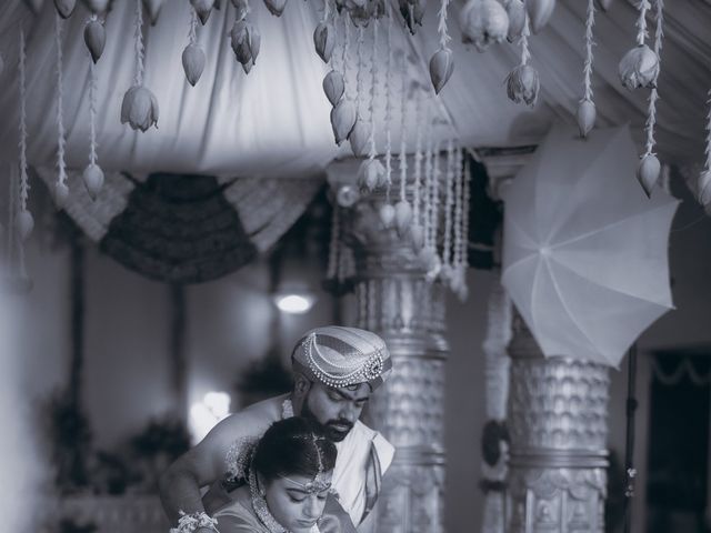 Aishwarya and Vinayaka's wedding in Bangalore, Karnataka 12