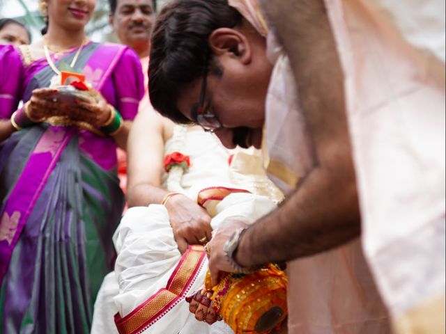 Aishwarya and Vinayaka's wedding in Bangalore, Karnataka 13