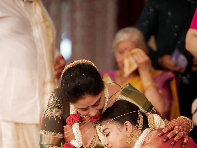 Aishwarya and Vinayaka's wedding in Bangalore, Karnataka 14