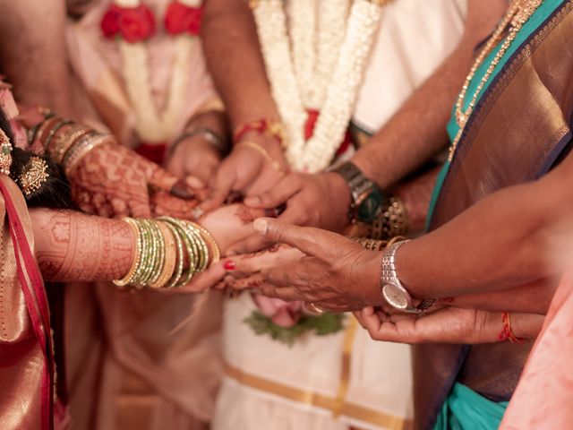 Aishwarya and Vinayaka's wedding in Bangalore, Karnataka 15