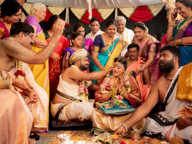 Aishwarya and Vinayaka's wedding in Bangalore, Karnataka 20