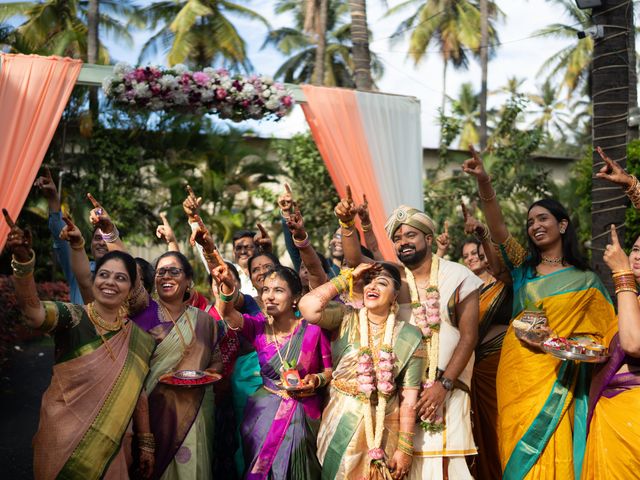 Aishwarya and Vinayaka's wedding in Bangalore, Karnataka 21