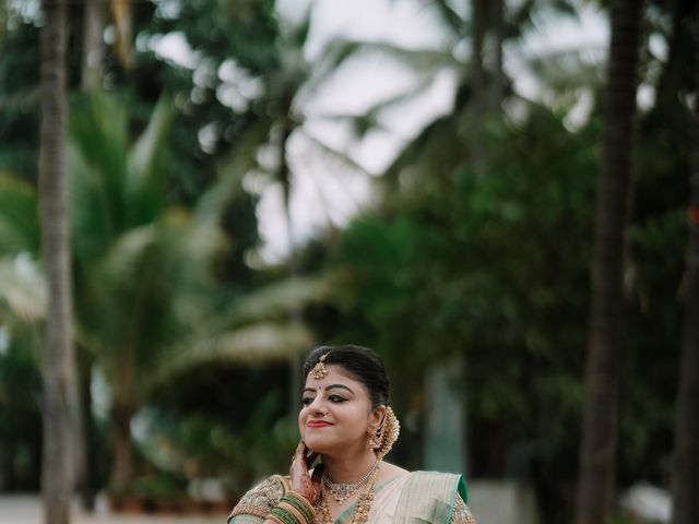 Aishwarya and Vinayaka's wedding in Bangalore, Karnataka 24