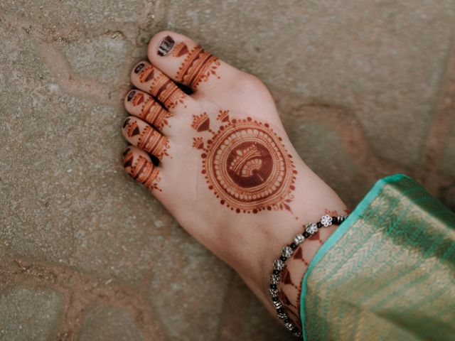 Aishwarya and Vinayaka's wedding in Bangalore, Karnataka 25