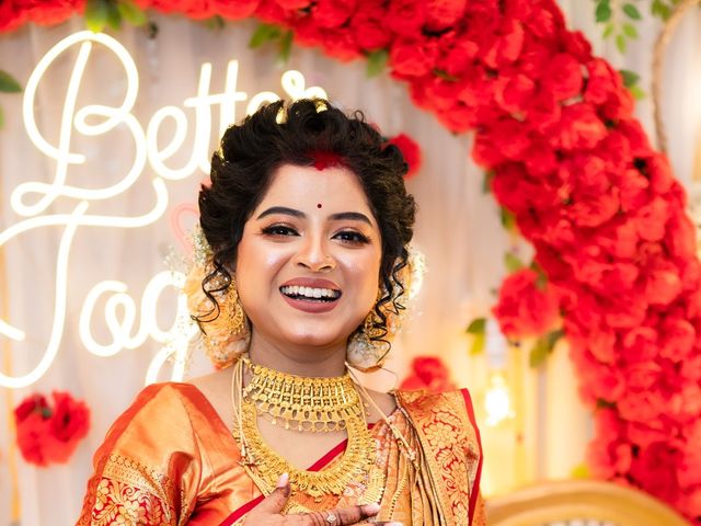 Rituraj and Ankita's wedding in North 24 Parganas, West Bengal 35