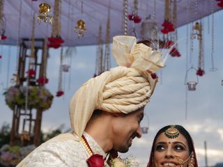 The wedding of Abhra and Aditya