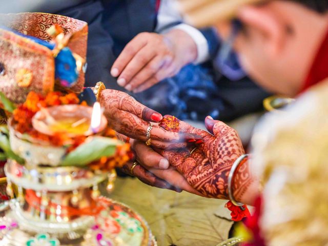 Utsav and Akansha&apos;s wedding in Sambhal, Uttar Pradesh 25