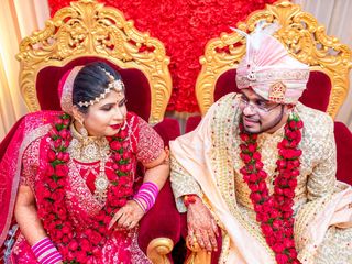 The wedding of Aastha and Prakash