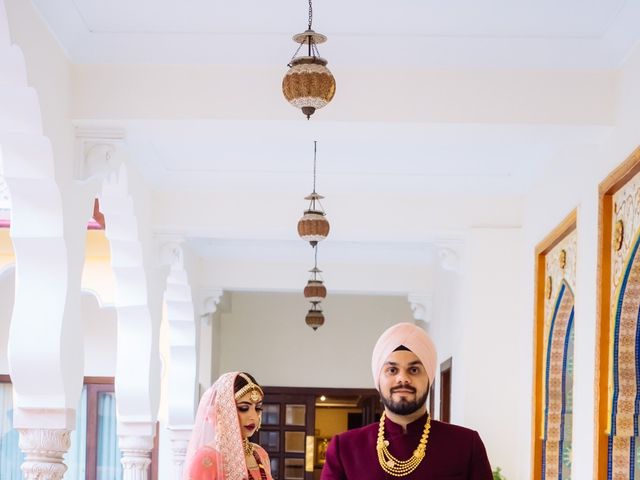 Diksha and Manmeet&apos;s wedding in Karnal, Haryana 64