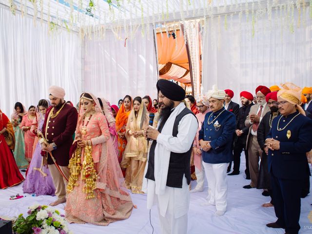 Diksha and Manmeet&apos;s wedding in Karnal, Haryana 53