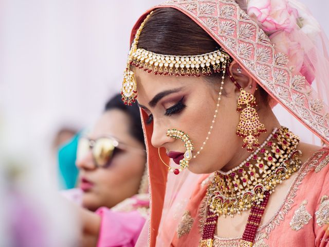 Diksha and Manmeet&apos;s wedding in Karnal, Haryana 66