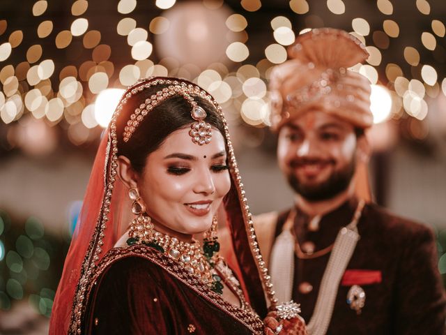 Samvedna and Kartik&apos;s wedding in Jaipur, Rajasthan 42