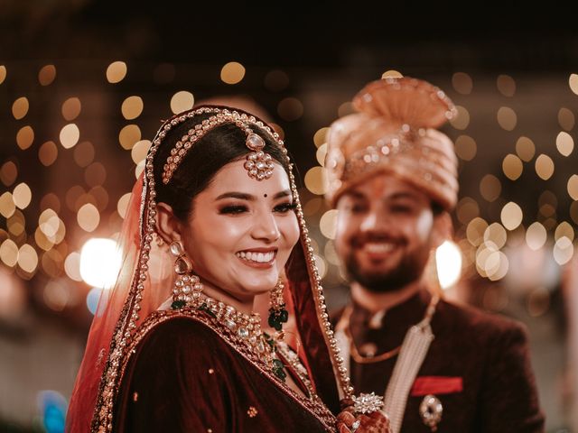 Samvedna and Kartik&apos;s wedding in Jaipur, Rajasthan 44