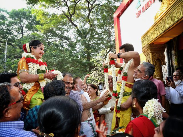 Neerja and Sudarshan&apos;s wedding in Chennai, Tamil Nadu 74