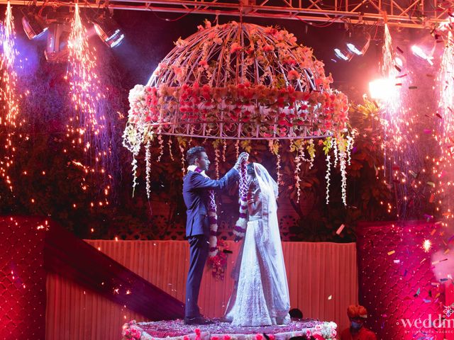 Ayushi and Shripal's wedding in Bhilwara, Rajasthan 135