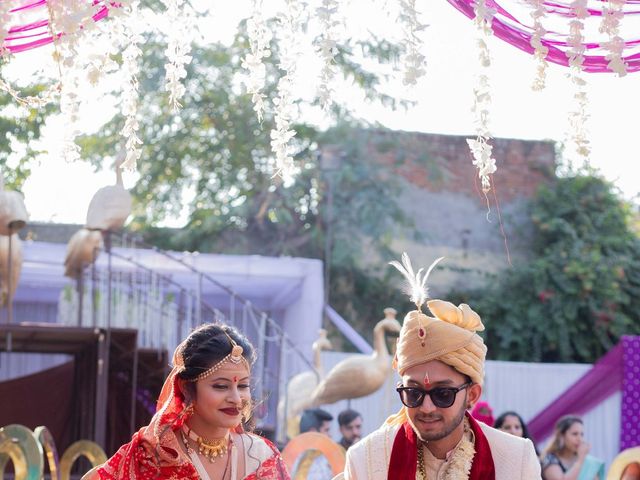 Ayushi and Shripal&apos;s wedding in Bhilwara, Rajasthan 129