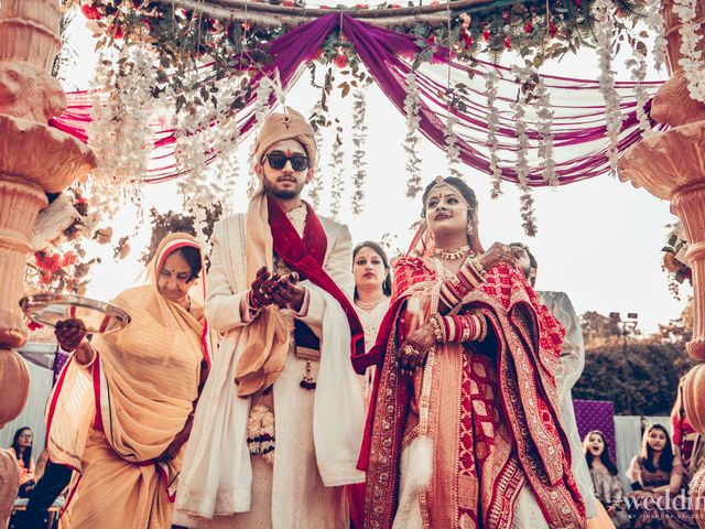 Ayushi and Shripal&apos;s wedding in Bhilwara, Rajasthan 132